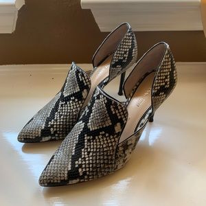 Gianni Bini Faux Snakeskin Heels